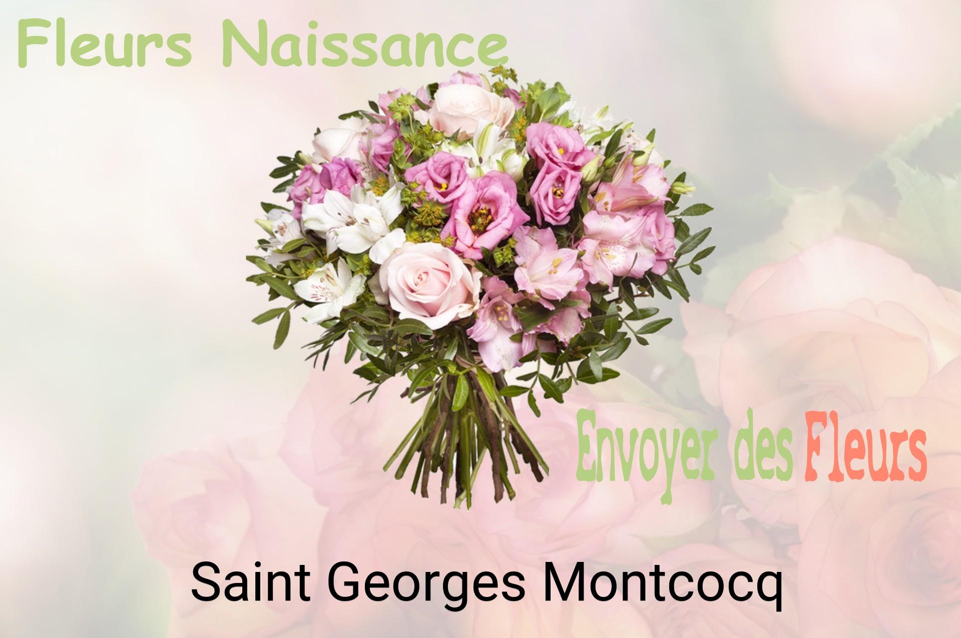 Bouquet de fleurs de naissance livré à Saint-Georges-Montcocq